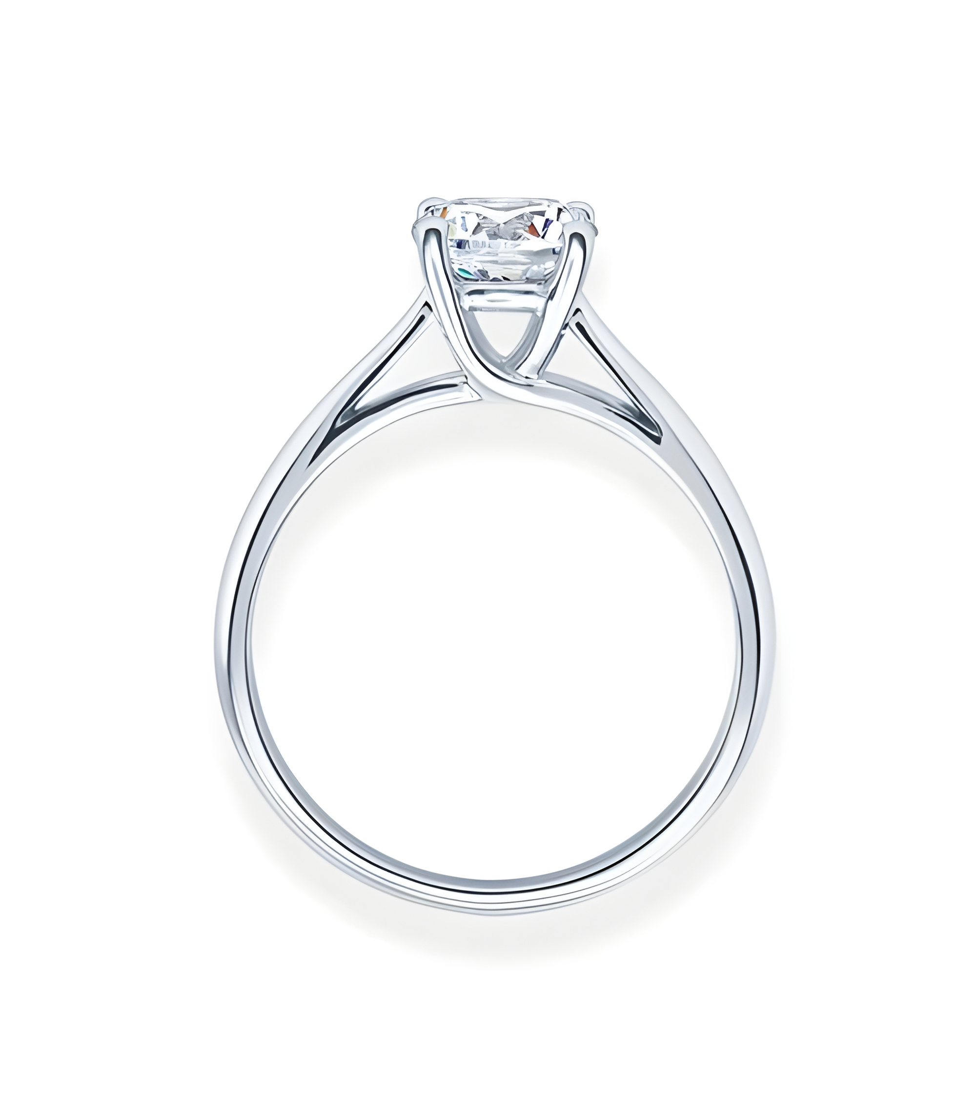 Alnilam 0,10 | Oro blanco o Platino - Anillos de compromiso - Anillo de compromiso original en platino u oro blanco