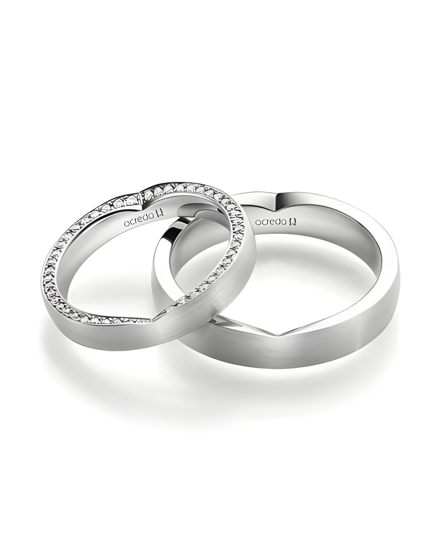 Nuevas alianzas de boda en Platino con diamantes - Alianzas de boda - 

