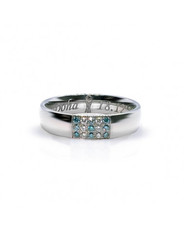 Argentina campeona del mundo | Oro blanco o Platino - Anillos de compromiso - Anillo de argentina campeón del mundo 2022