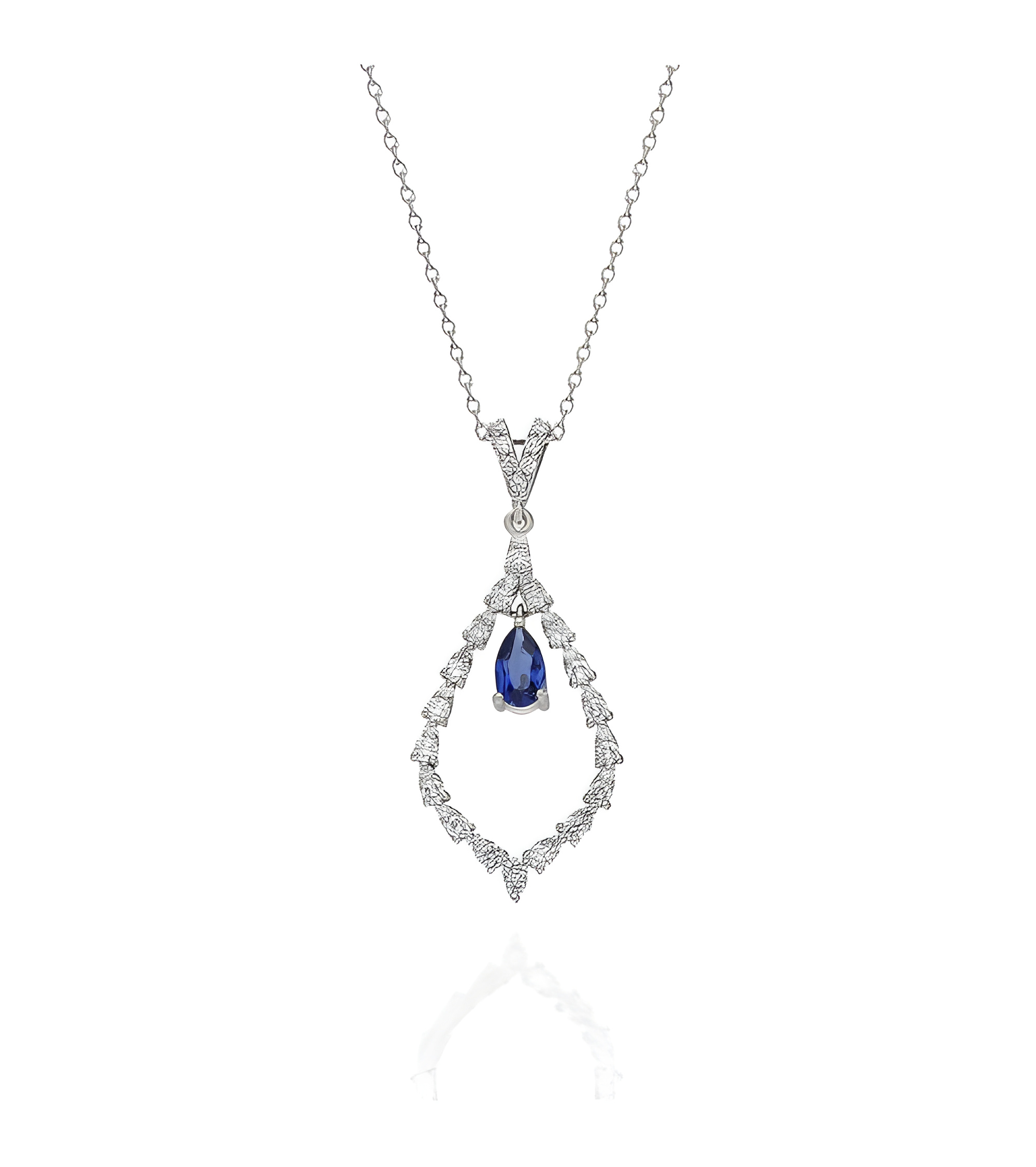 Collar Perseo 0,54 | Diamantes y zafiros - Joyeria - 