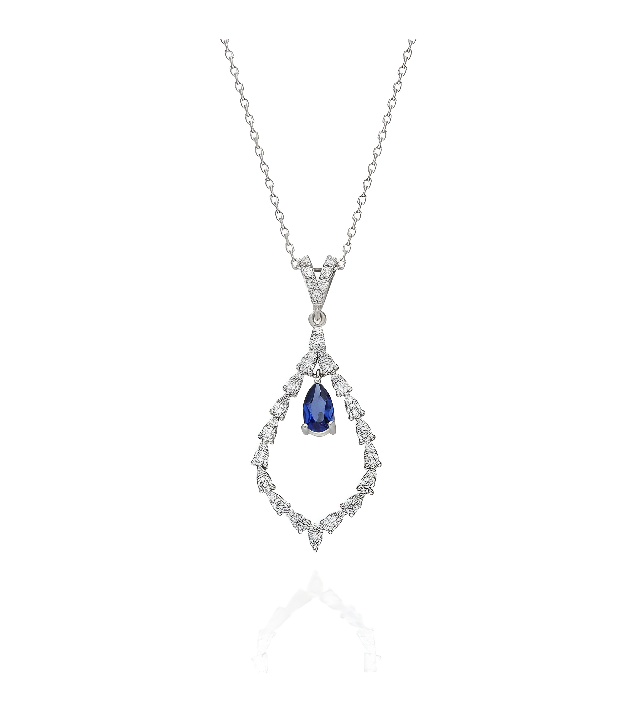 Collar Perseo 0,54 | Diamantes y zafiros - Joyeria - 