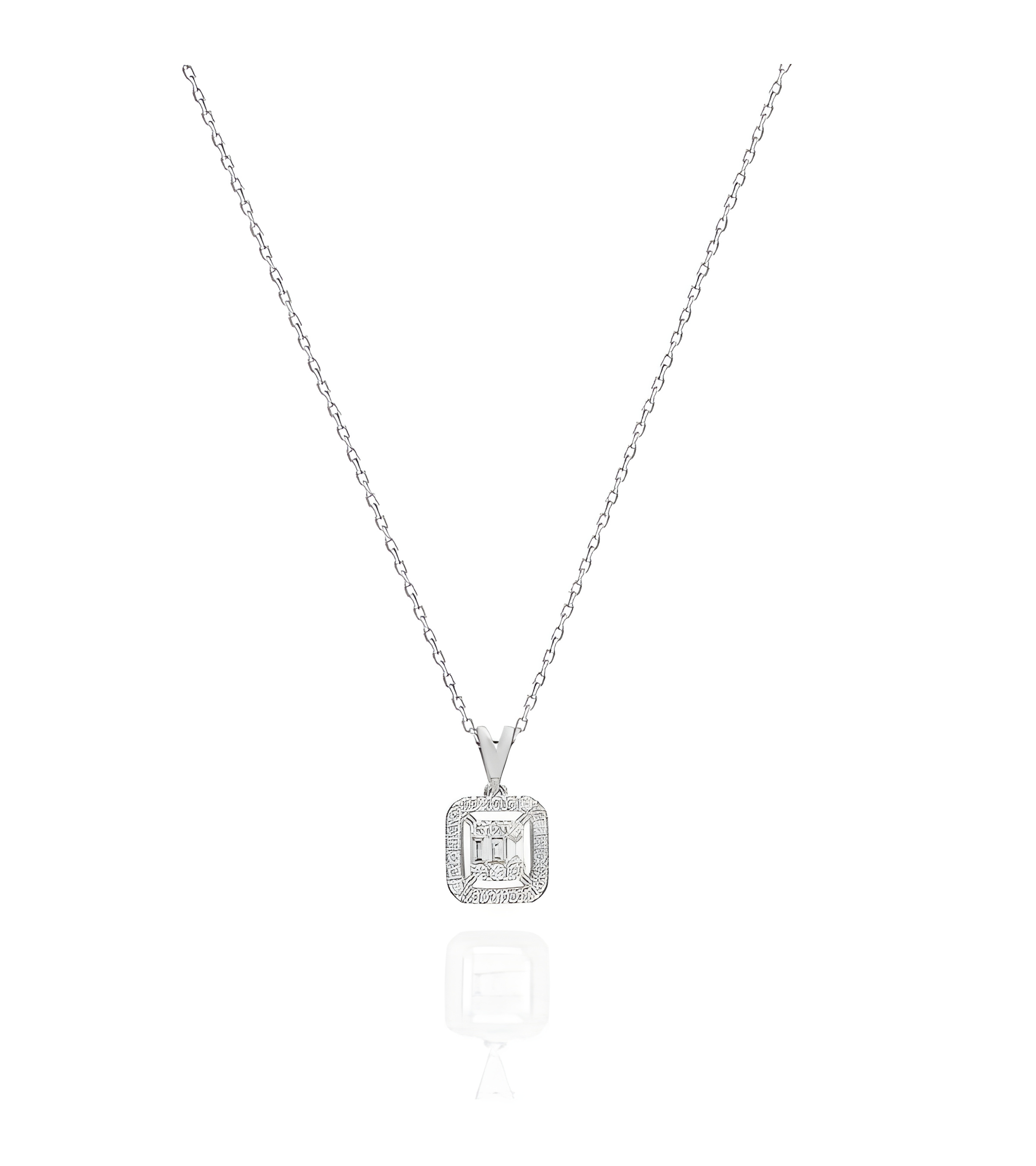 Collar Norma 0,16 | Diamantes - Joyeria - Collar de oro blanco de primera ley con diamantes