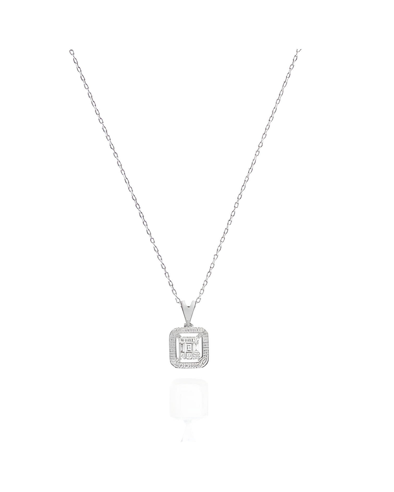 Collar Norma 0,16 | Diamantes - Joyeria - Collar de oro blanco de primera ley con diamantes