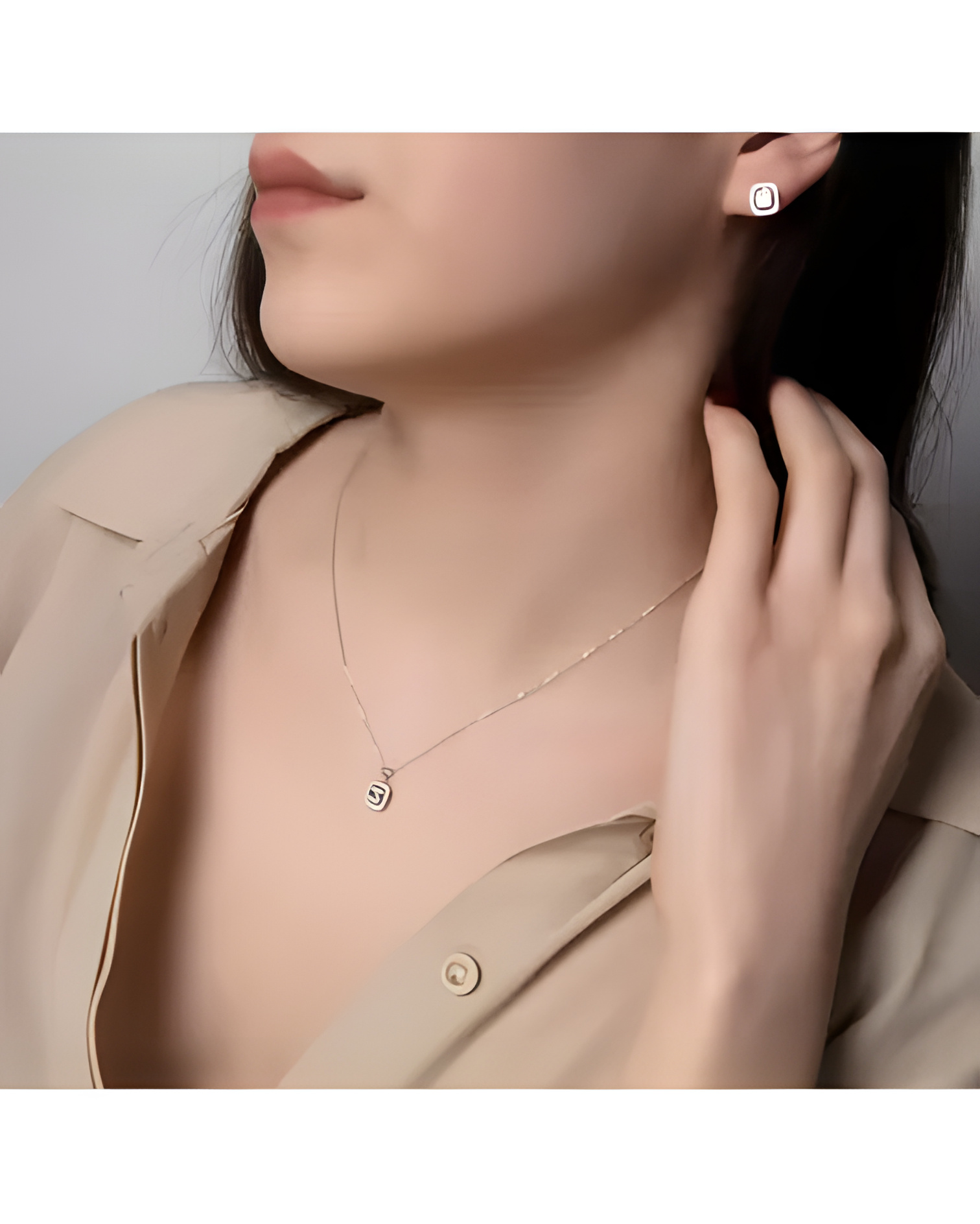 Collar Norma 0,16 | Diamantes - Joyeria - Collar de oro blanco de primera ley con diamantes