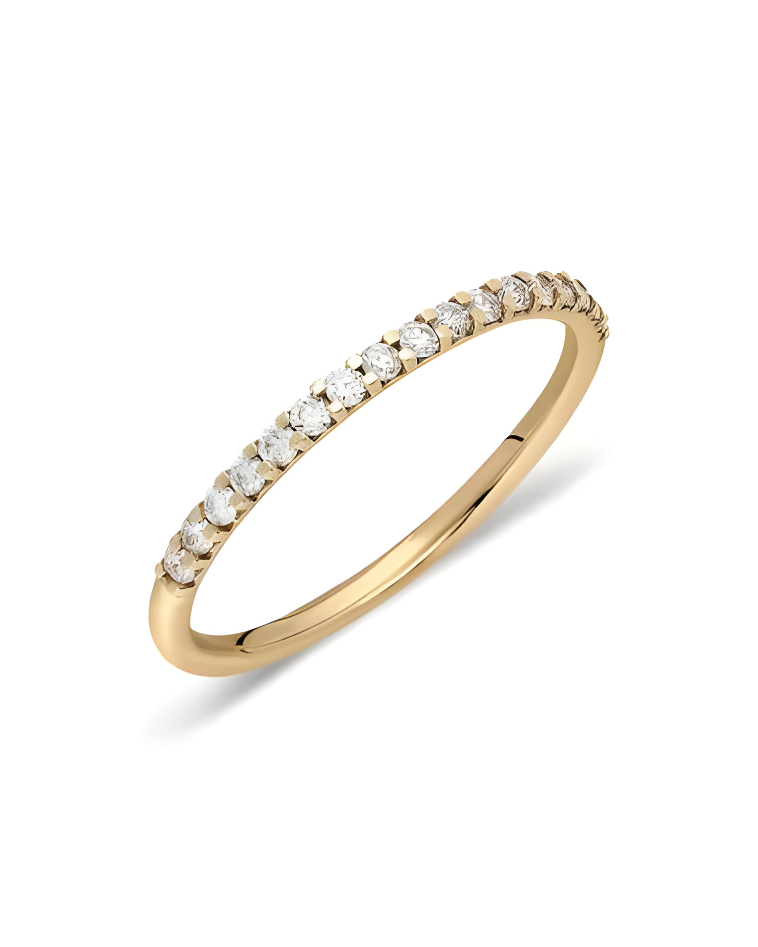 Anillo Lyra 0,22 | Diamantes - Joyeria - Anillo de oro eternity con diamantes