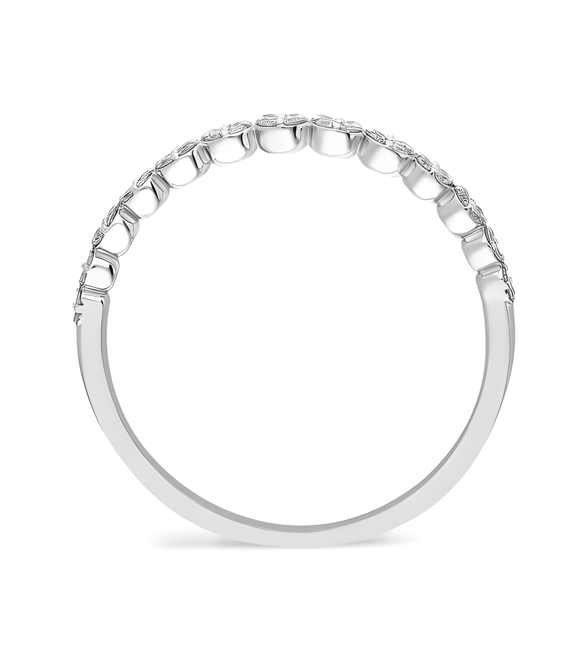 Anillo Helena 0,21 | Diamantes - Joyeria - Anillo de oro blanco eternity con diamantes