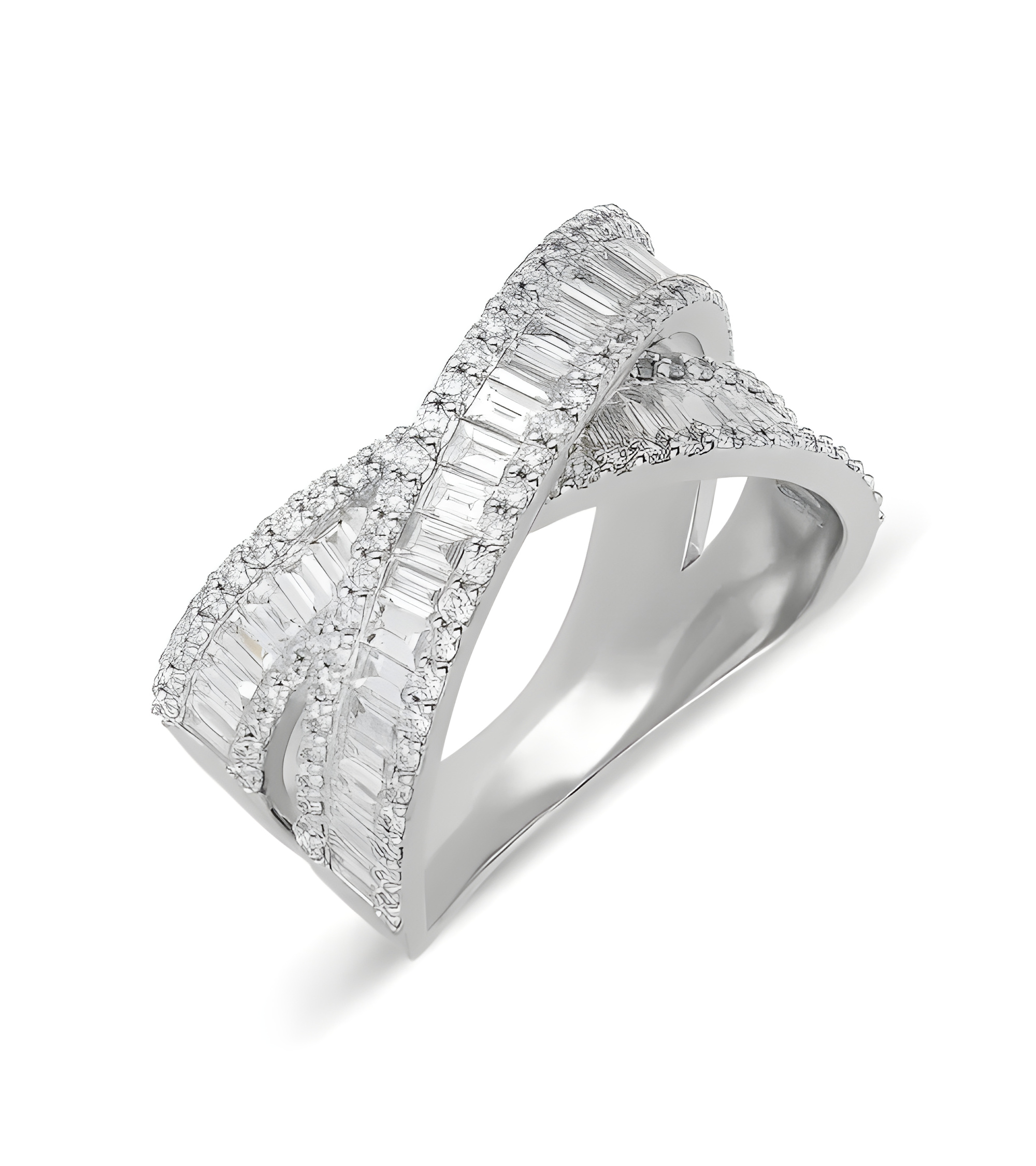 Exclusivos anillos de oro blanco con diamantes naturales | Staring