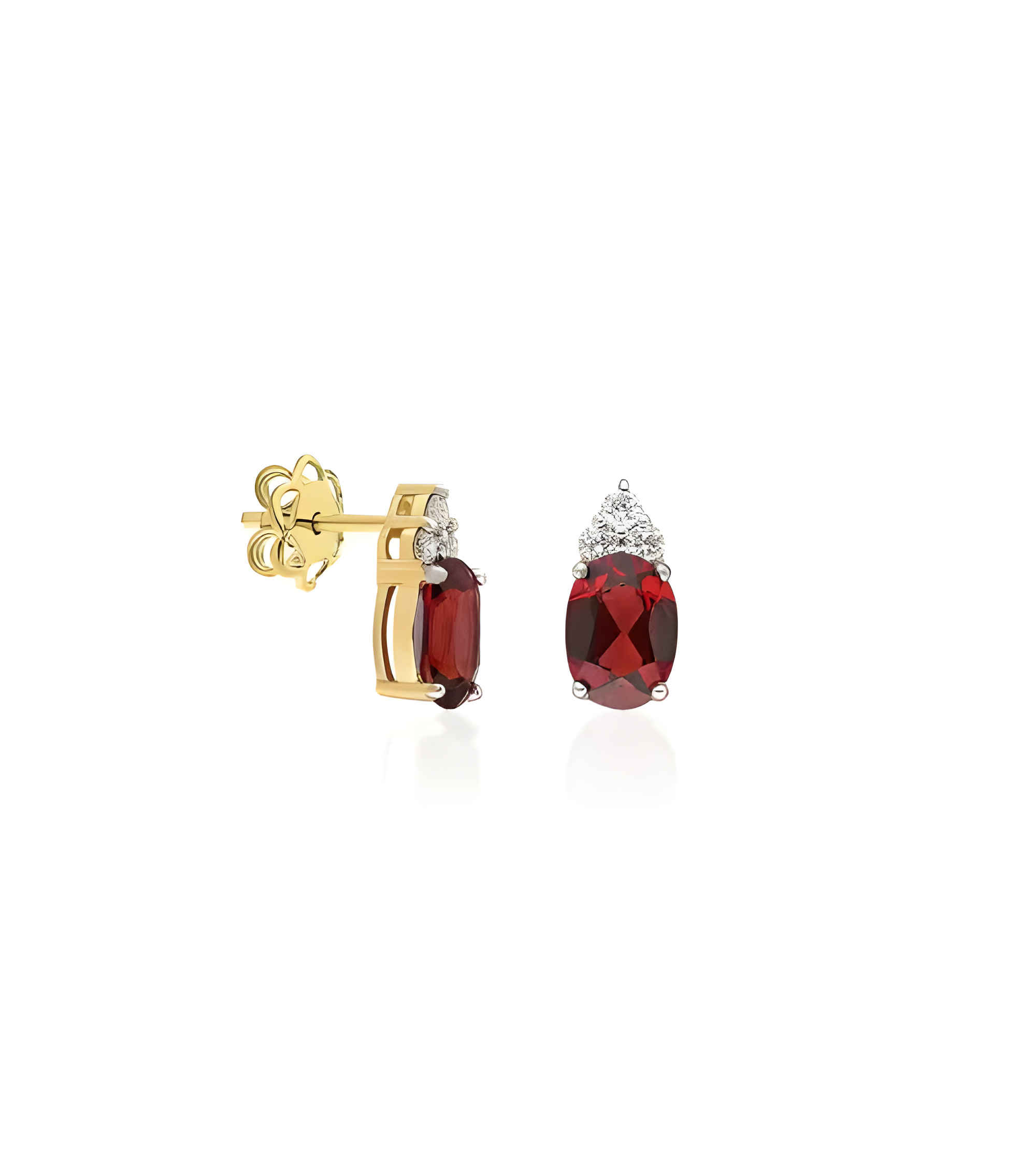 Pendientes Ovale 4,26 | Diamantes y zafiros - Joyeria - Pendientes de oro blanco con diamantes y zafiros