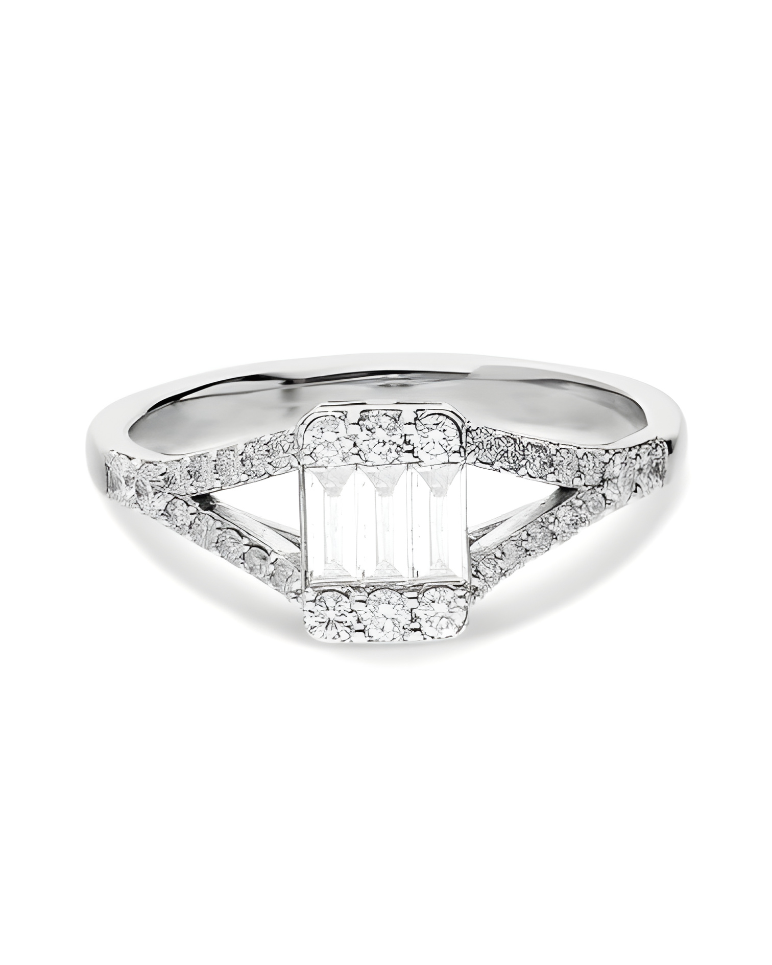Buy Engagements rings white gold 18k Barcelona | Staring