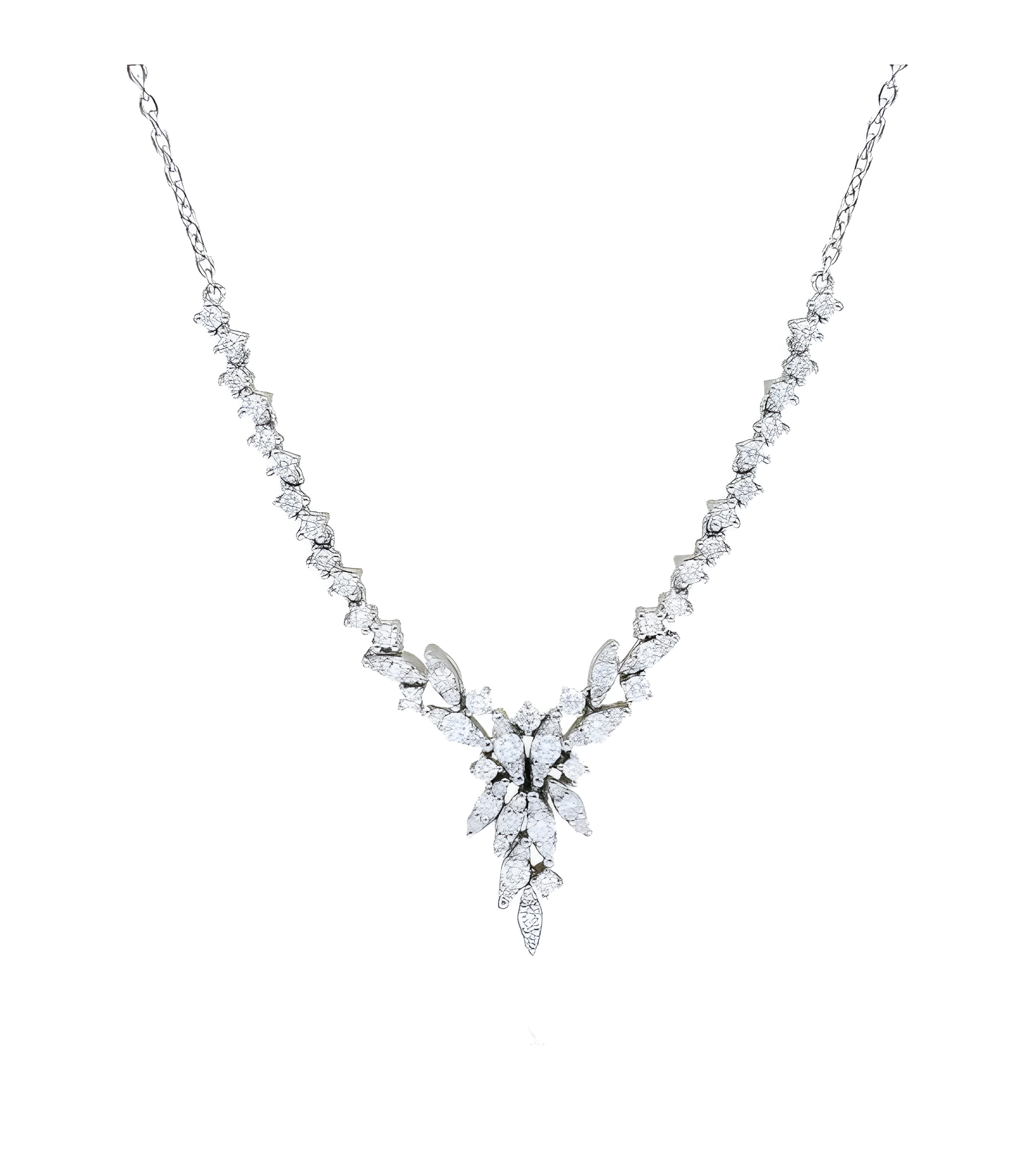 Collares de oro con diamantes y zafiros al mejor precio | Staring