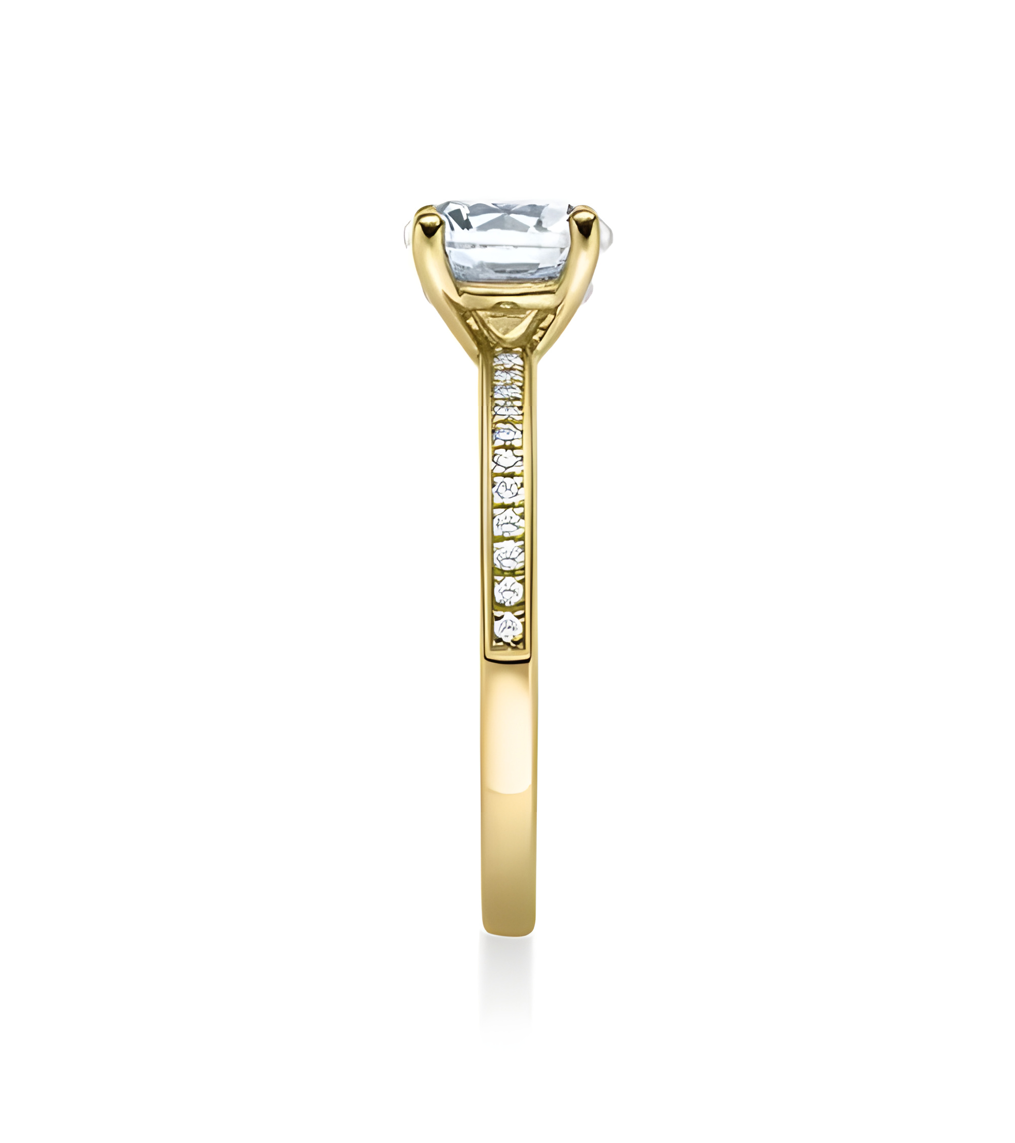 Exclusivo anillo de compromiso con diamantes de laboratorio éticos