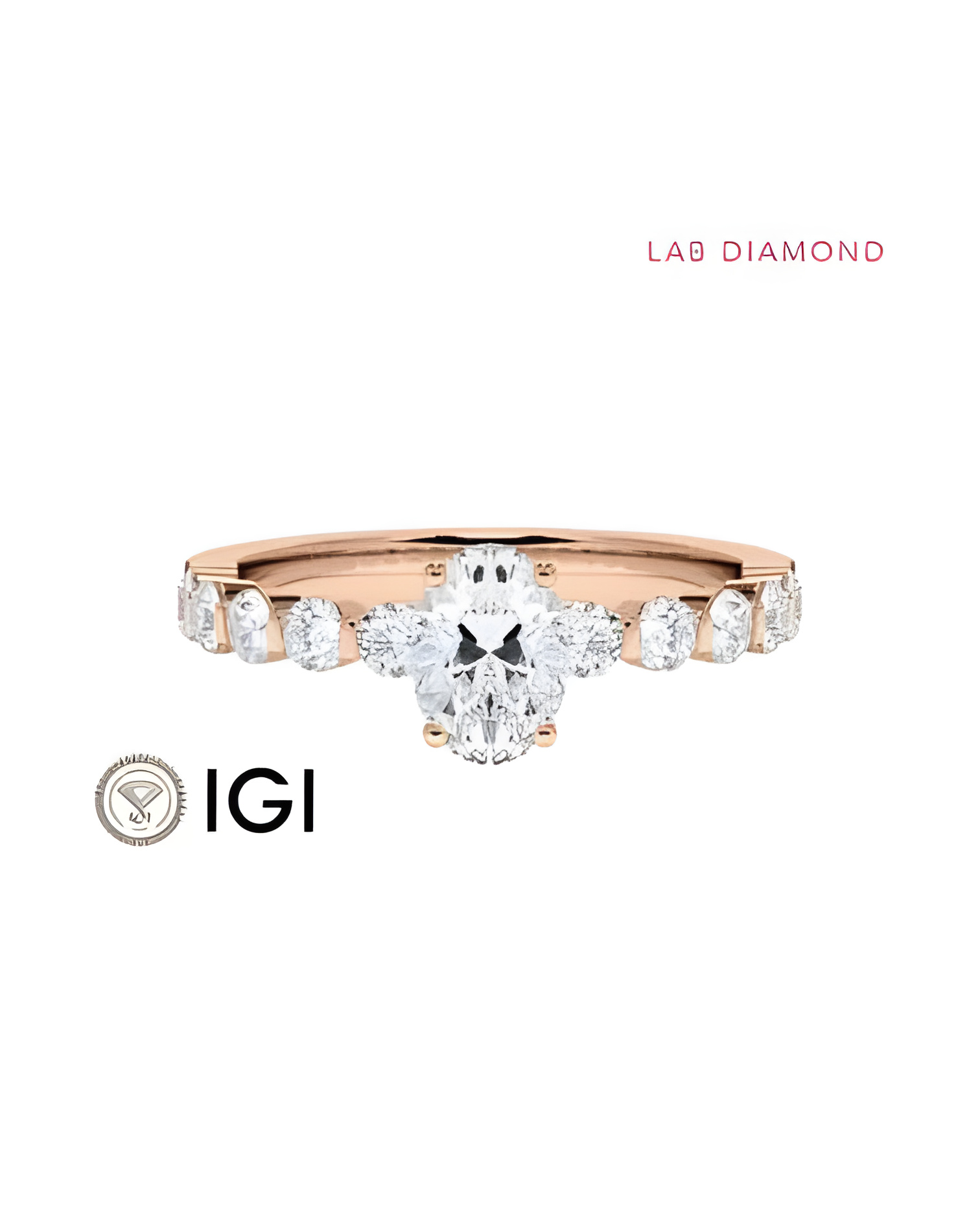 Anillo de compromiso con diamante de laboratorio Lleida | Staring