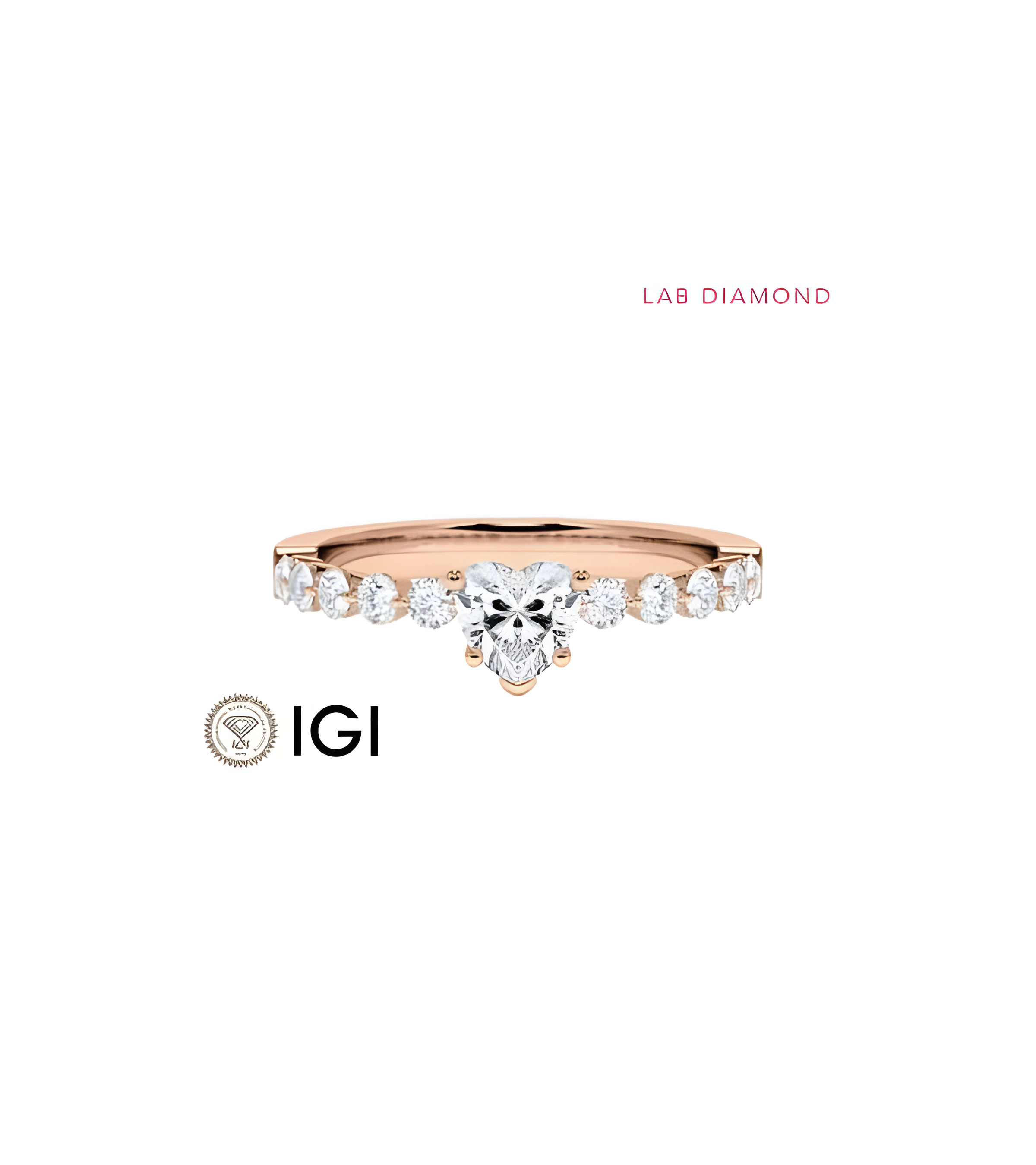 Anillo de compromiso con diamante artificial en Bilbao | Staring