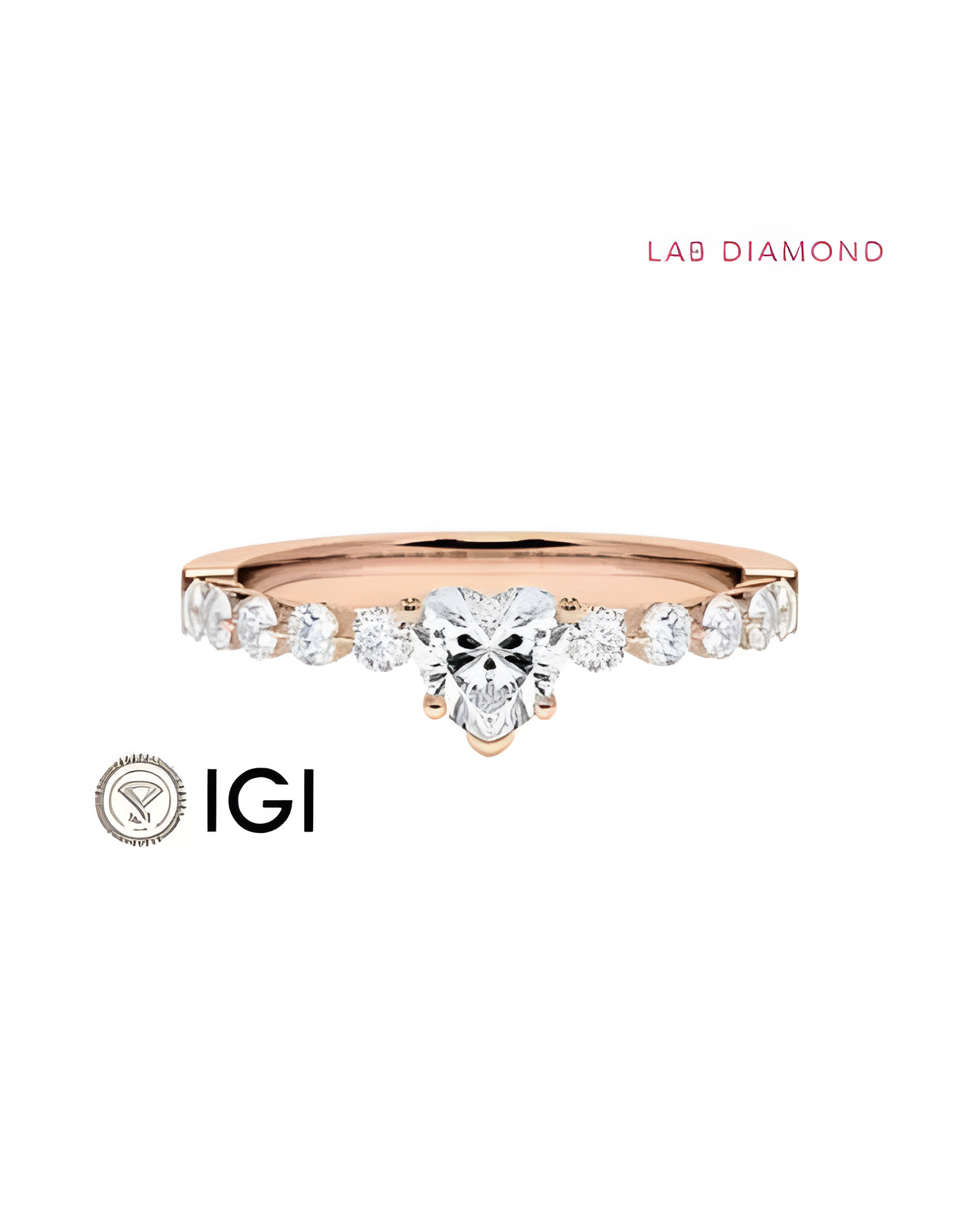 Anillo de compromiso con diamante artificial en Bilbao | Staring