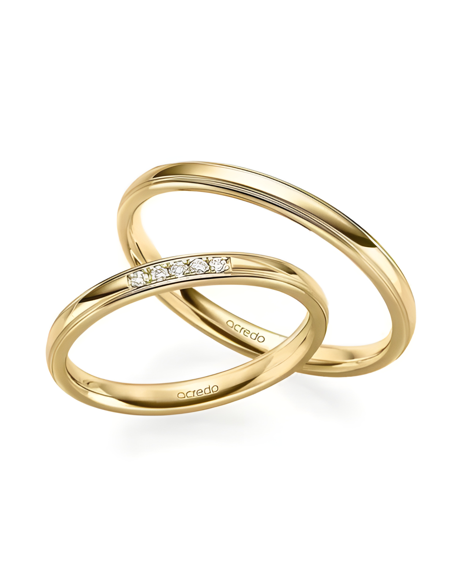 Alianzas en Tenerife efecto pavé en oro de 14K o 18K I Staring