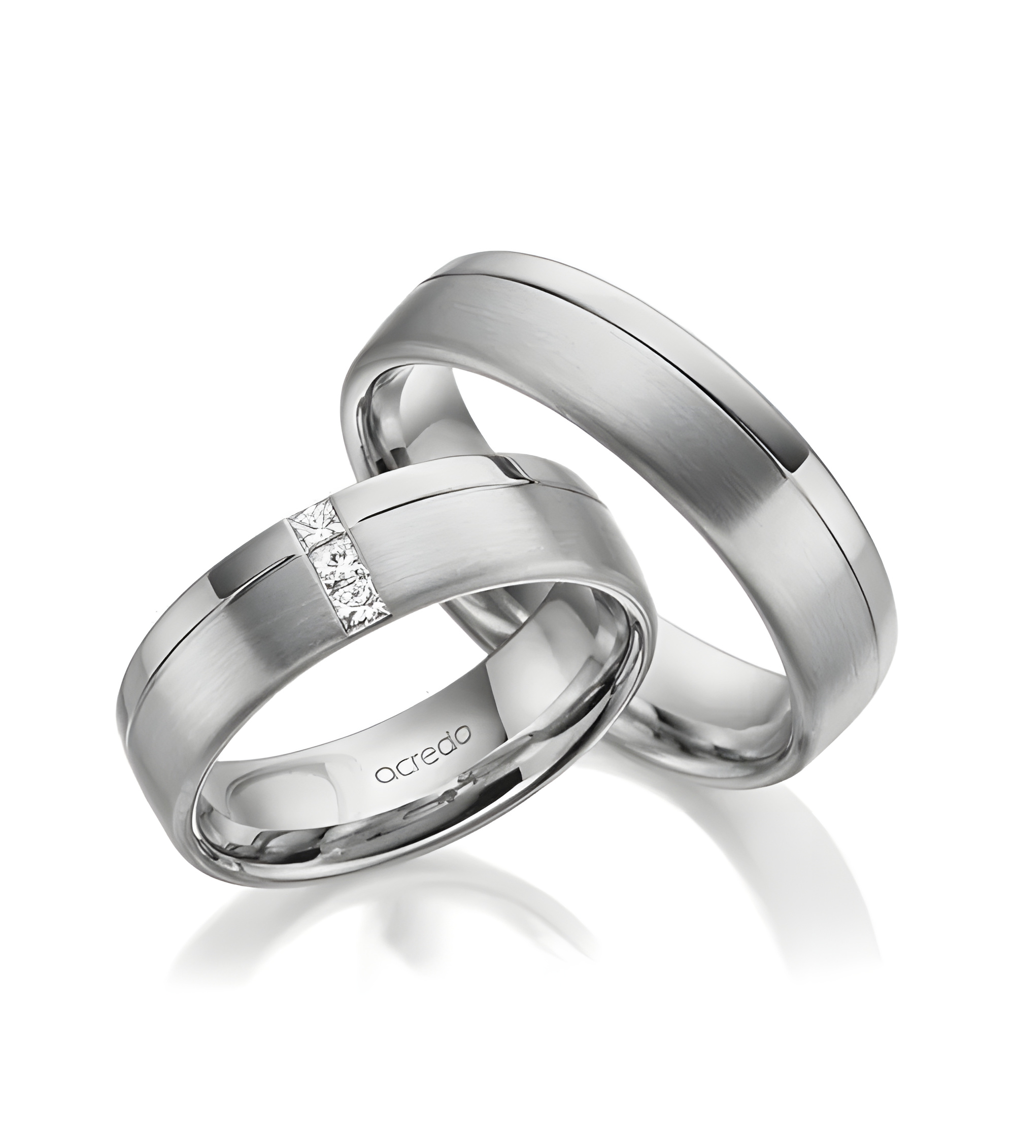 Exclusivas alianas de matrimonio de Platino en Tenerife I Staring