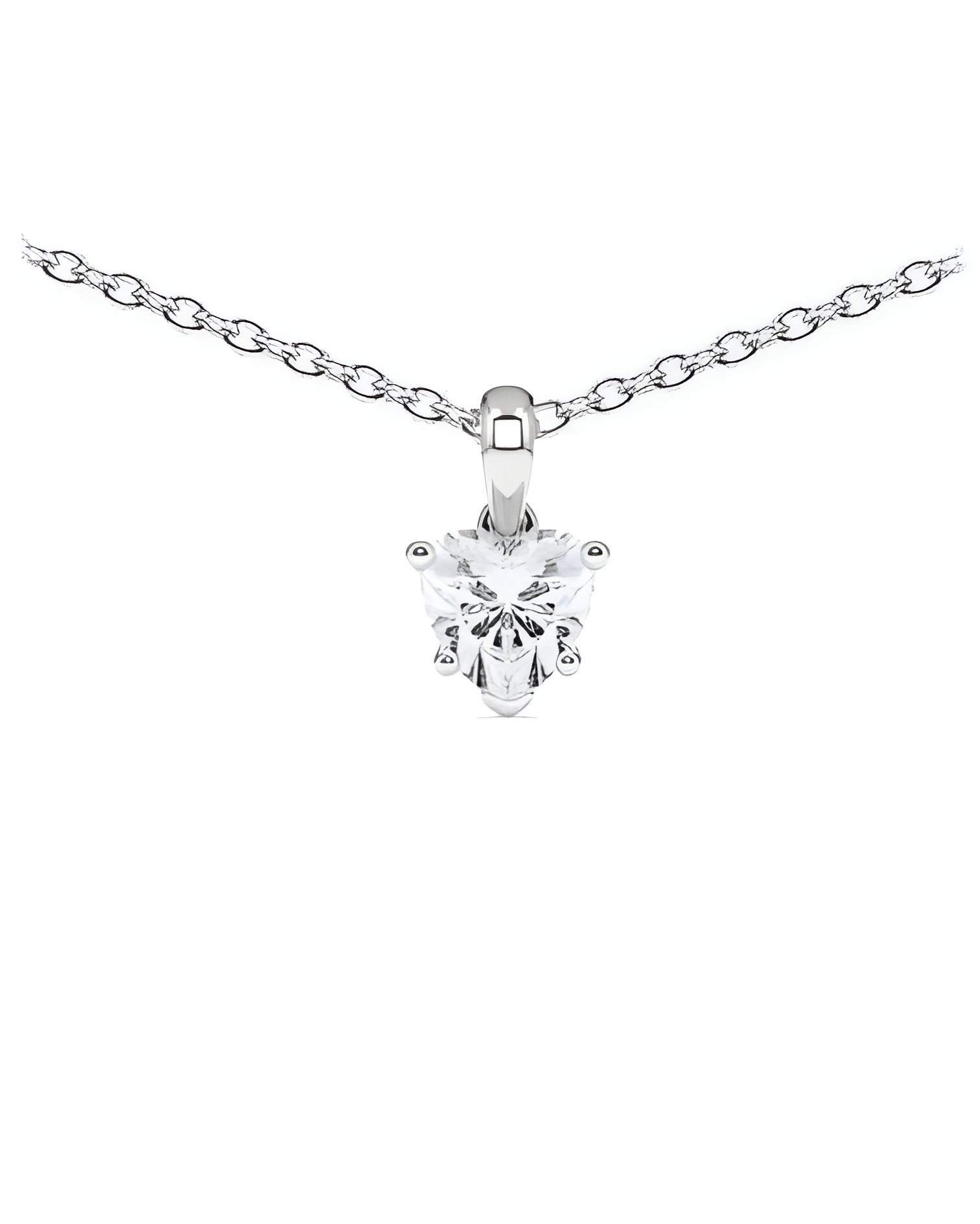 Aros económicos de oro blanco de 18 quilates con diamantes