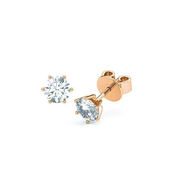 Pendientes dormilonas con diamantes sostenibles Barcelona I Staring