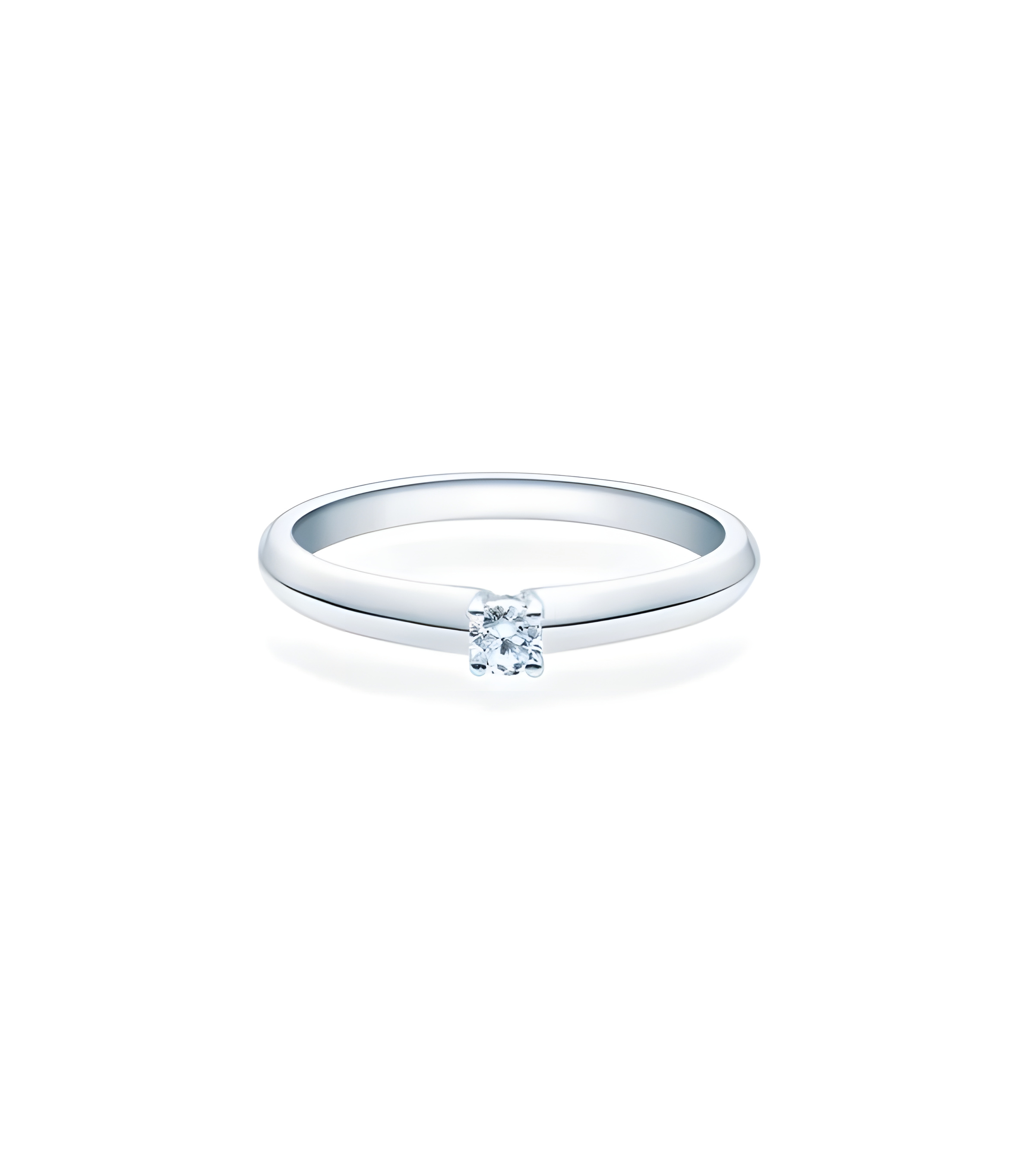 Anillo pedida en oro blanco y platino de la mejor calidad y precio | Staring