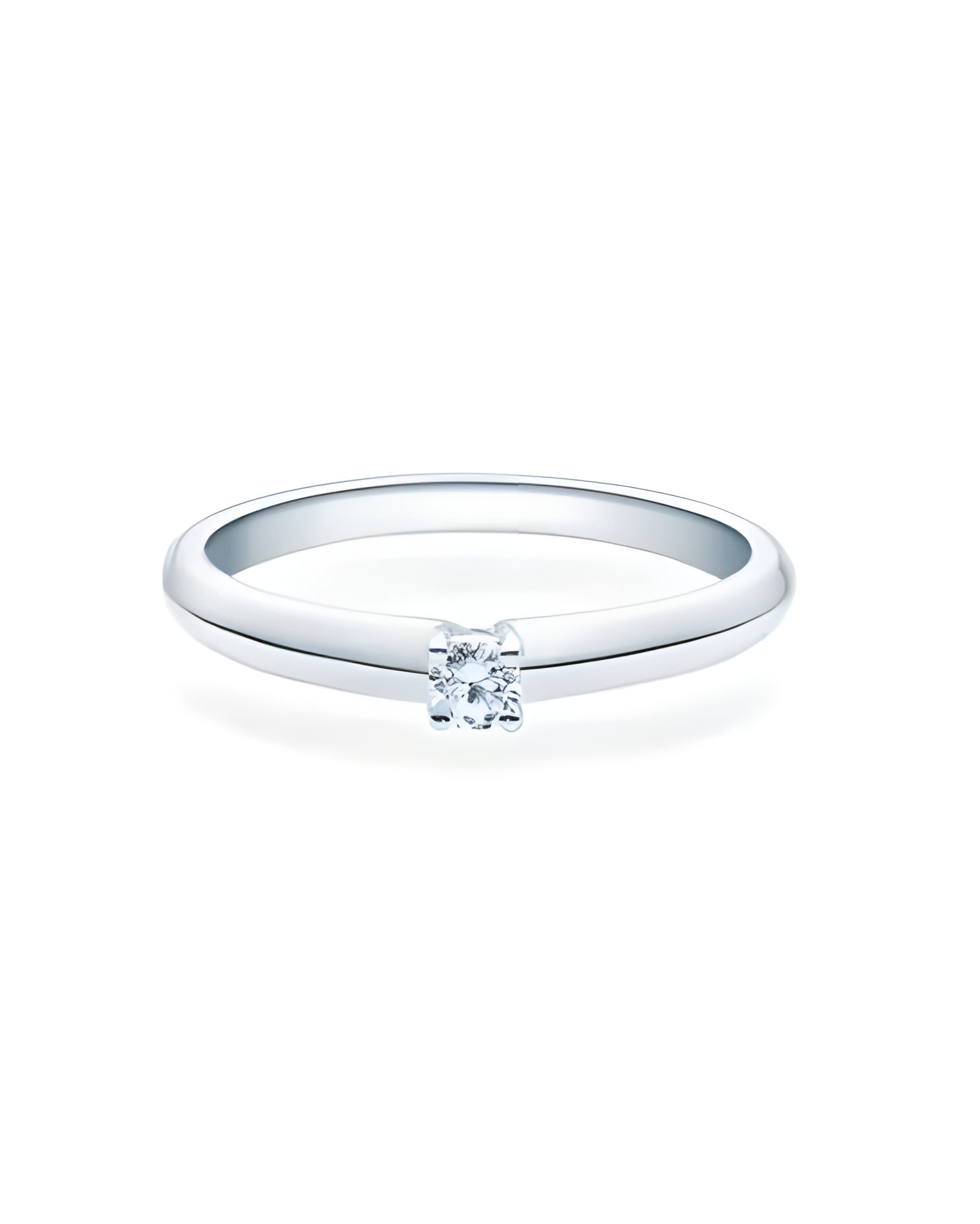 Anillo pedida en oro blanco y platino de la mejor calidad y precio | Staring