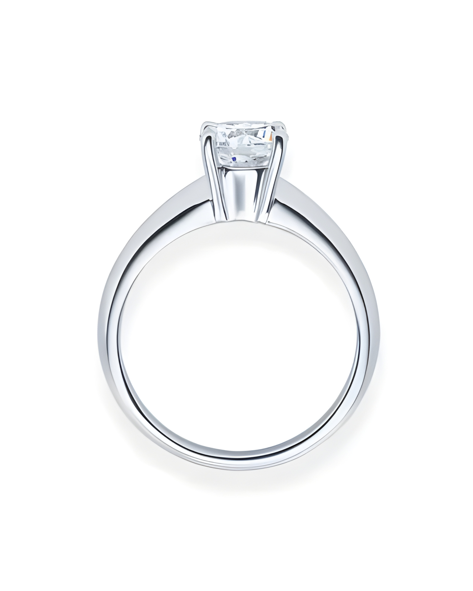Anillo pedida en oro blanco y platino de la mejor calidad y precio | Staring
