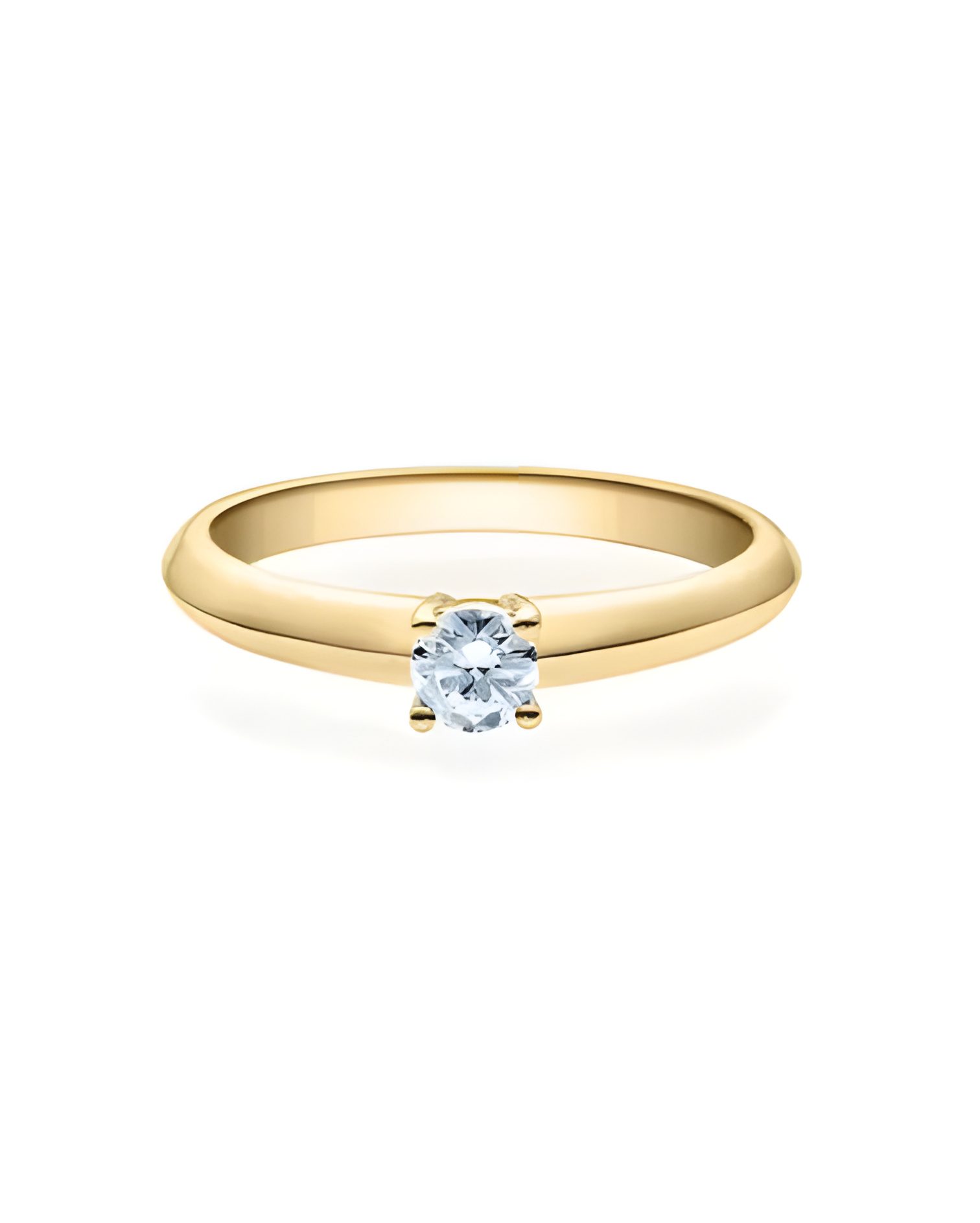 Anillo pedida en oro amarillo de la mejor calidad y precio | Staring