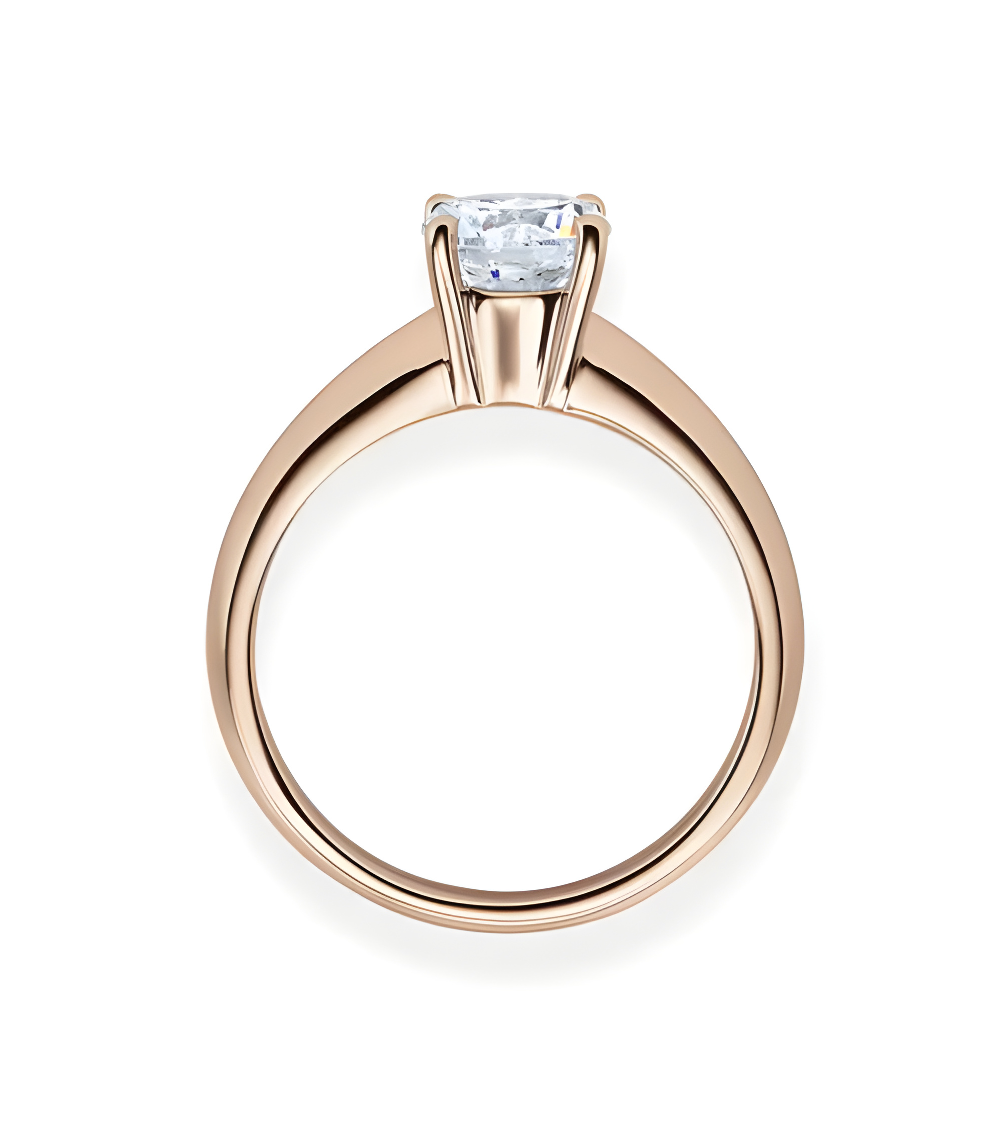 Anillo de pedida en oro rosa de la mejor calidad al mejor precio | Staring