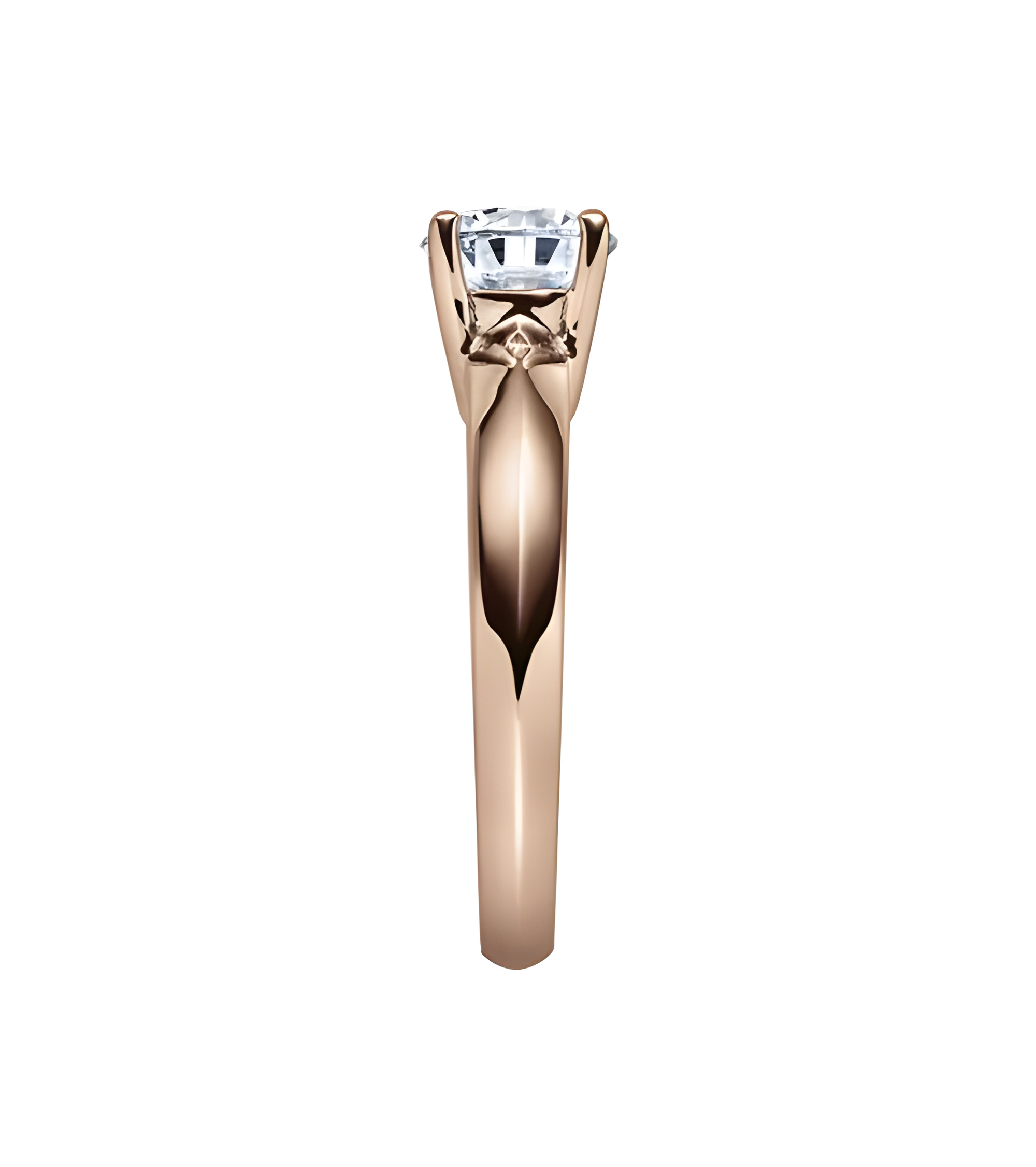 Anillo de pedida en oro rosa de la mejor calidad al mejor precio | Staring