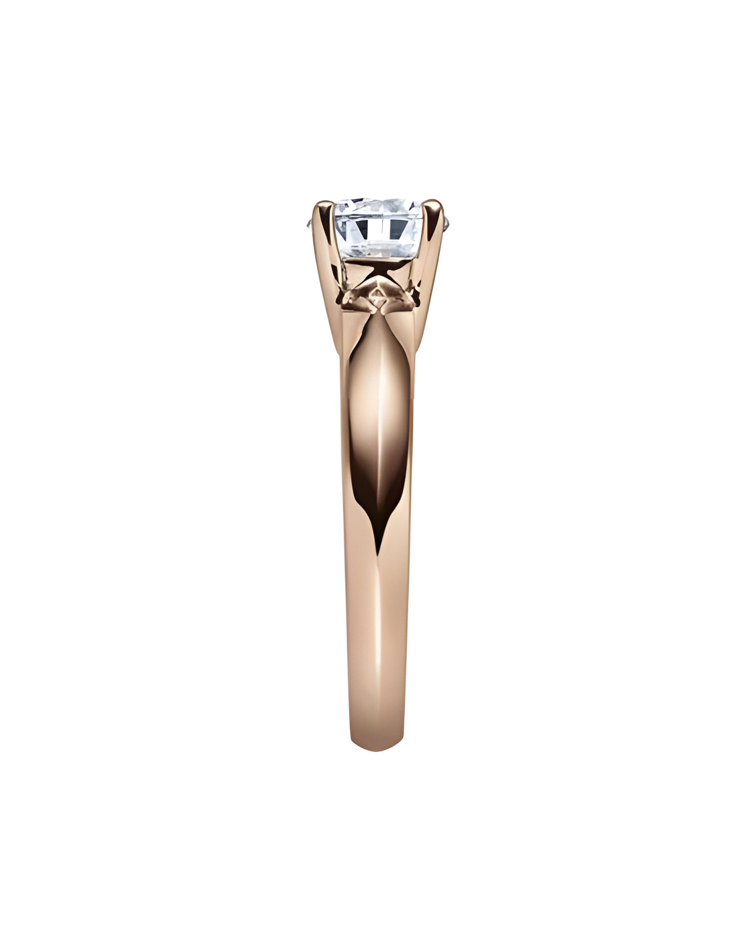 Anillo de pedida en oro rosa de la mejor calidad al mejor precio | Staring