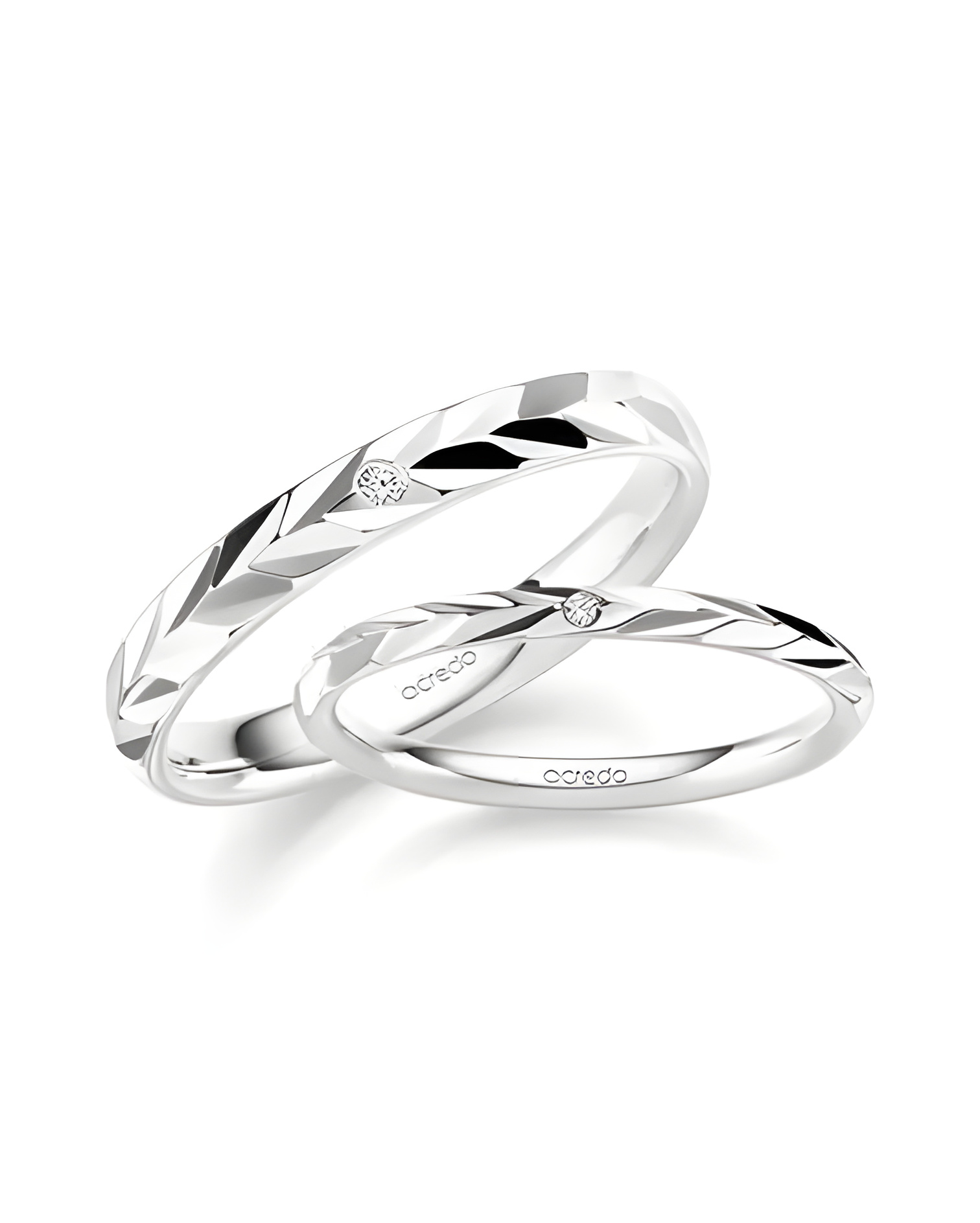 Anillos de boda firmamento en Tenerife en oro blanco I Staring