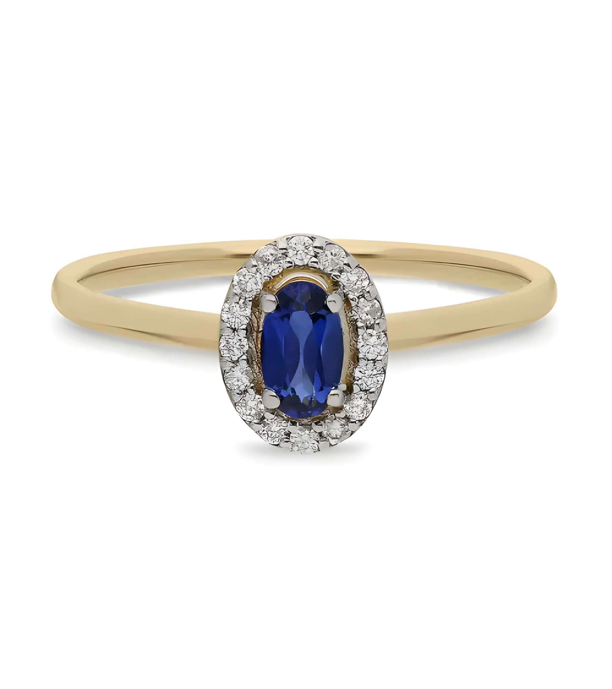 Anillos de compromiso de oro económicos | Staring