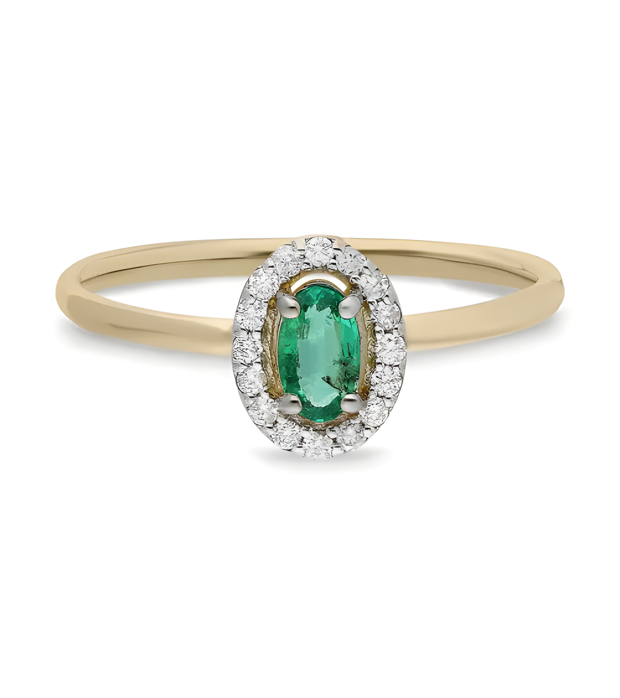 Anillos de compromiso de oro económicos | Staring