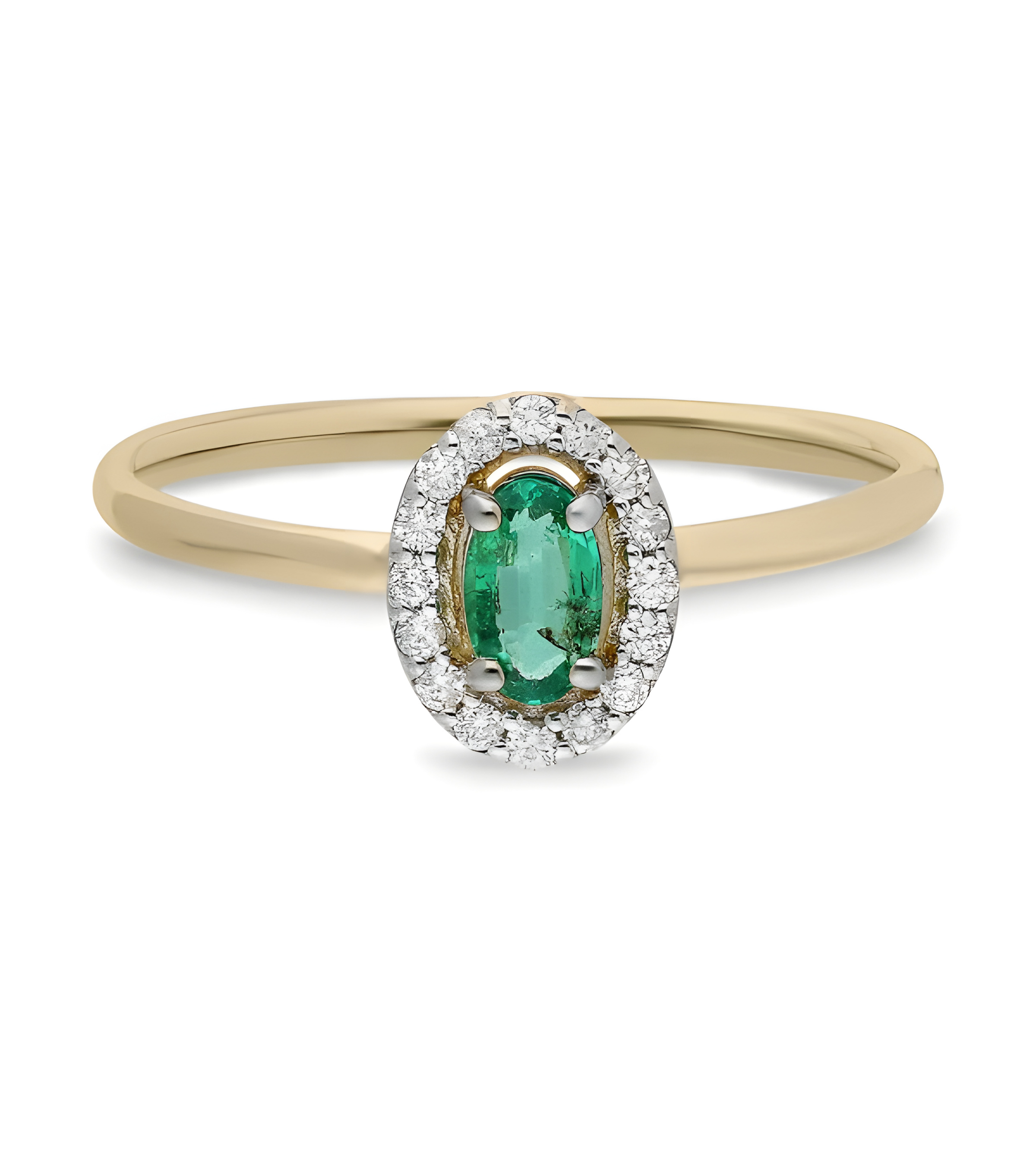 Anillos de compromiso de oro económicos | Staring
