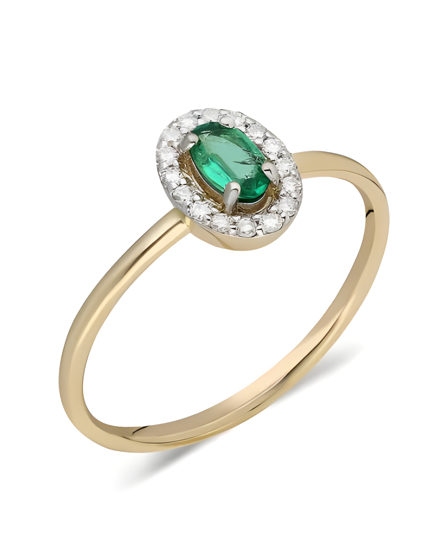 Anillos de compromiso de oro económicos | Staring
