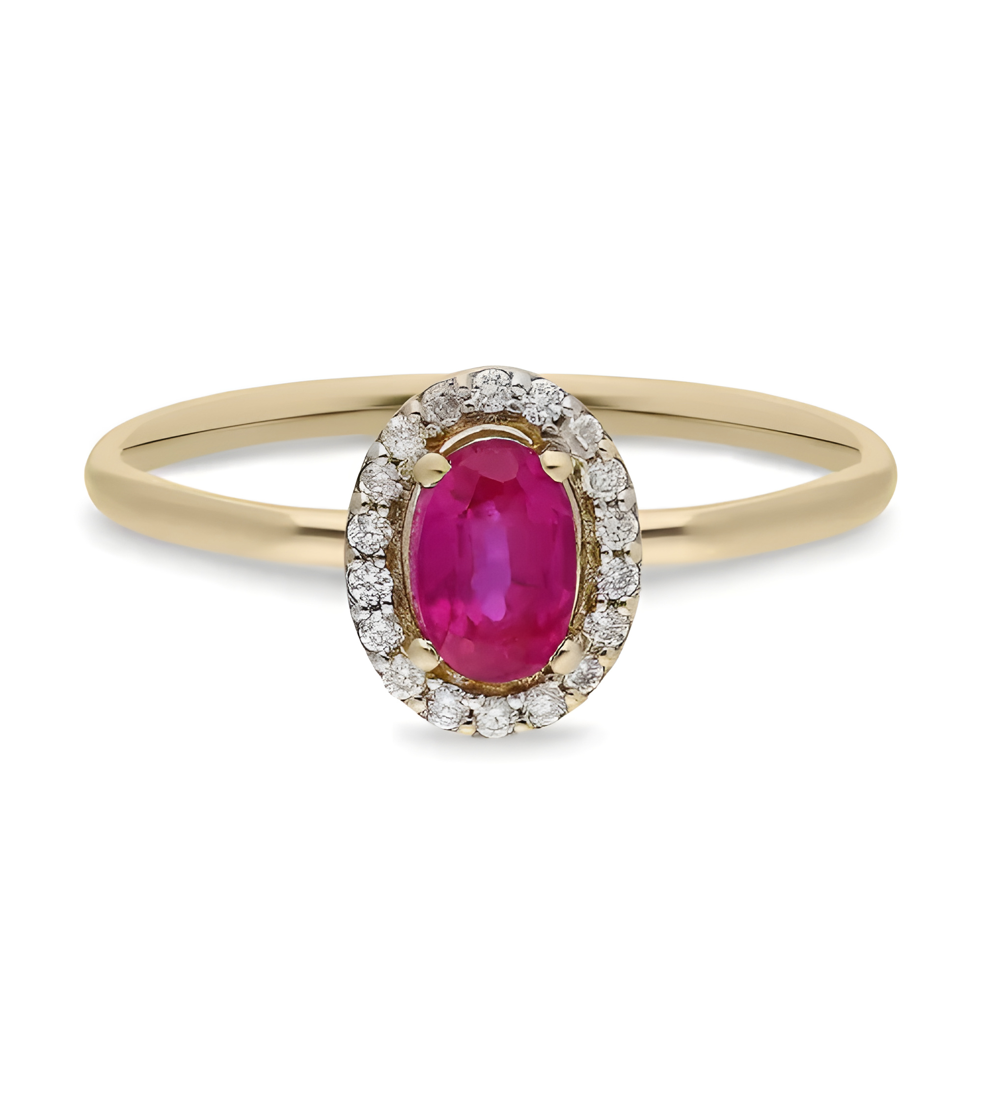 Anillos de compromiso de oro económicos | Staring