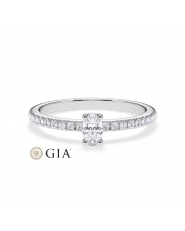 Anillos de compromiso con diamantes naturales certificados | Staring