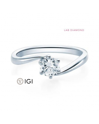 Anillo de pedida con diamante artificial en Barcelona | Staring