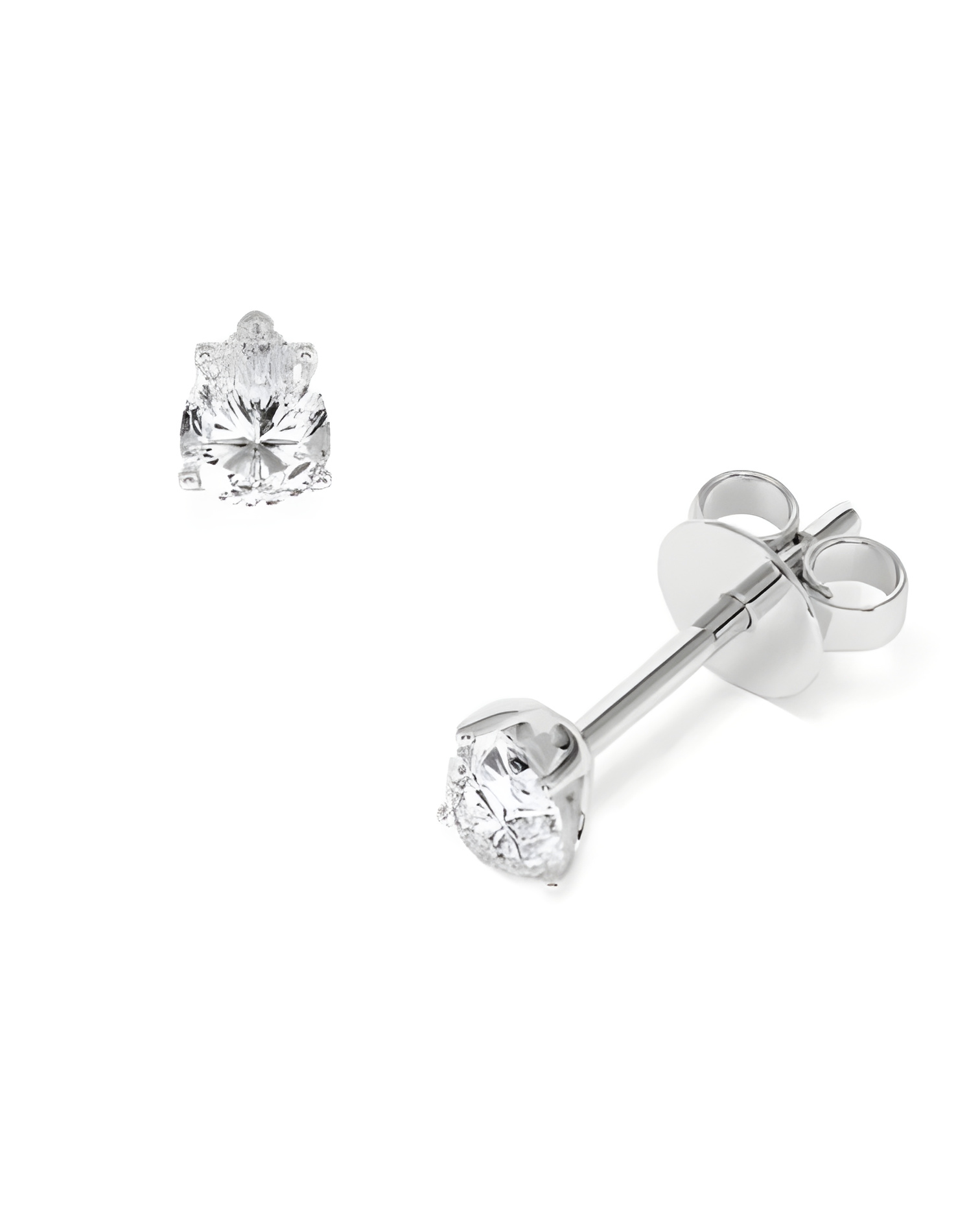 Pendientes en oro 18k o platino con diamantes laboratorio I Staring