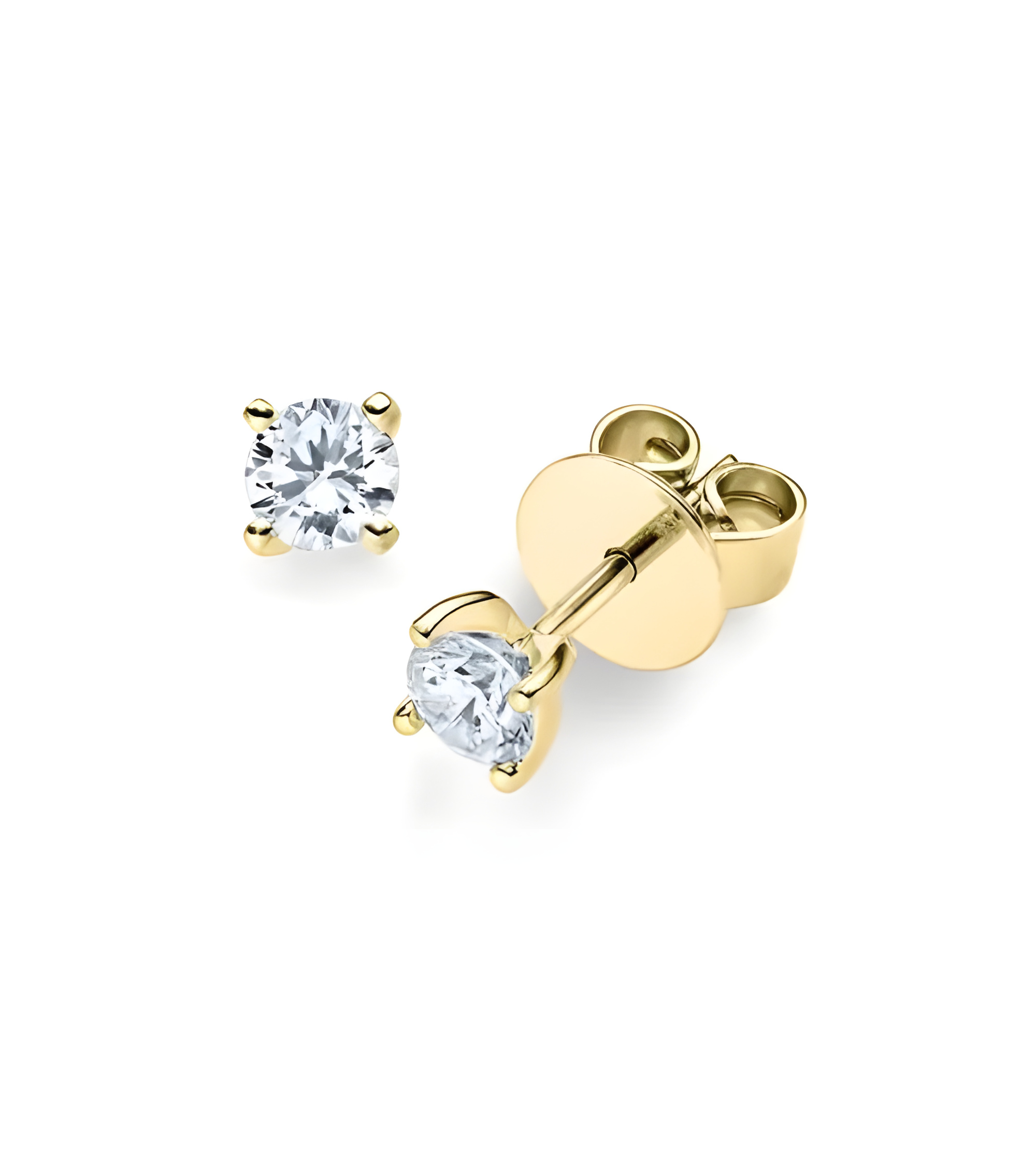 Pendientes dormilonas con diamantes de laboratorio Tenerife I Staring