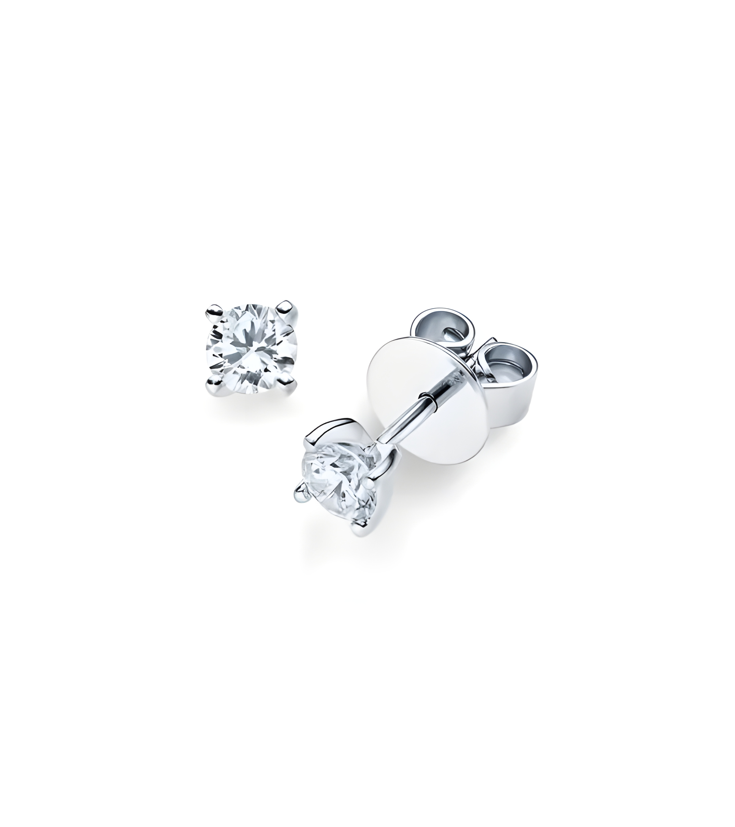 Diamond Sleeper Earrings with Sustainable and Natural Stones | Staring