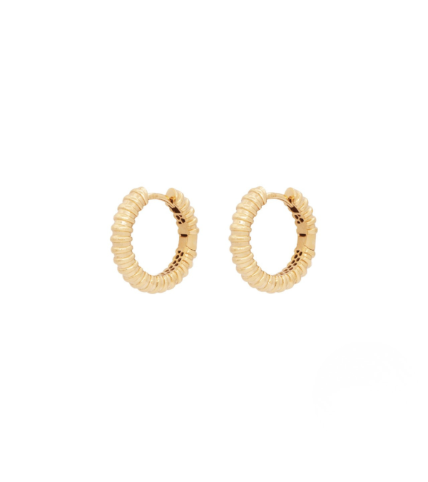Criollas de oro de 18 quilates espiral | Staring